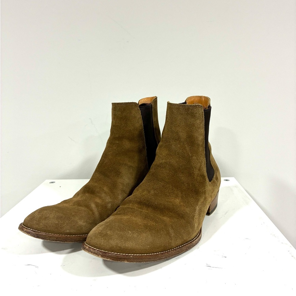 $1290 Saint Laurent Wyatt Chelsea Boot Size US 7 EU 40 - Picture 2 of 12